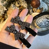 パヴェリボンベロア調ヘアクリップ | LUPIS | 詳細画像4 