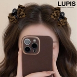 ≪1個入り≫レオパード柄リボンミニヘアクリップ | LUPIS | 詳細画像1 