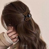 ≪1個入り≫レオパード柄リボンミニヘアクリップ | LUPIS | 詳細画像3 