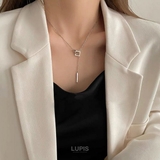 ダブルスクエア×バーネックレス | LUPIS | 詳細画像3 