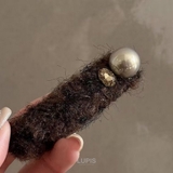 ≪1個入り≫モダンシャギーニットぱっちんヘアピン | LUPIS | 詳細画像2 