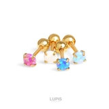 ≪16G≫オーロラカラーストーンストレートバーベルボディピアス | LUPIS | 詳細画像2 