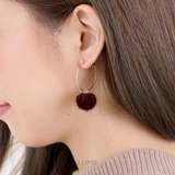 ファーボールフープピアス | LUPIS | 詳細画像2