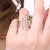 スクエアステップフレームリング【指輪】 | LUPIS | 詳細画像4 