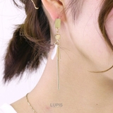 シェルプレートトライアングルバーピアス | LUPIS | 詳細画像3