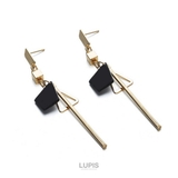 シェルプレートトライアングルバーピアス | LUPIS | 詳細画像5