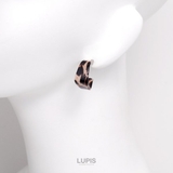 レオパード柄スクエアフープピアス | LUPIS | 詳細画像3