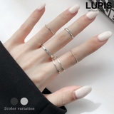 シンプルメタルリングセット【5本セット 指輪】 | LUPIS | 詳細画像1
