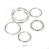 シンプルメタルリングセット【5本セット 指輪】 | LUPIS | 詳細画像3