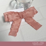 ピンク | フリルリボンヘアクリップ | LUPIS