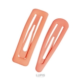 コーラルピンク | パステルマットカラーぱっちんヘアピンセット 【ヘアピン パッチンピン | LUPIS