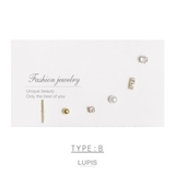 B | ワンポイントピアスセット【極小 片耳用 セットピアス】 | LUPIS