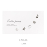 F | ワンポイントピアスセット【極小 片耳用 セットピアス】 | LUPIS