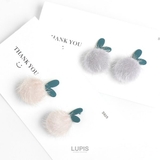 ハート×ファーボールピアス | LUPIS | 詳細画像2 