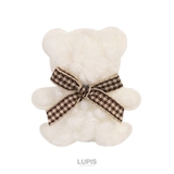アイボリー | モコモコくまヘアクリップ【ヘアアクセサリー ヘアクリップ くま | LUPIS