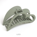 マットカラーハートバンスクリップ 【ヘアクリップ バンスクリップ | LUPIS | 詳細画像9 