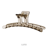 グレー | シンプルラインバンスクリップ 【バンスクリップ ヘアクリップ | LUPIS