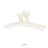 ホワイト | シンプルラインバンスクリップ 【バンスクリップ ヘアクリップ | LUPIS