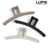 マットカラーシンプルラインバンスクリップ【大きめ ヘアアクセサリー】 | LUPIS | 詳細画像1 