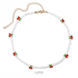 チェリービーズネックレス 【ネックレス ビーズ | LUPIS | 詳細画像4 