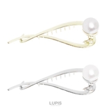 一粒パール×ウェーブラインメタルバナナクリップ【ヘアアクセサリー】 | LUPIS | 詳細画像2 