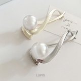 一粒パール×ウェーブラインメタルバナナクリップ【ヘアアクセサリー】 | LUPIS | 詳細画像5 