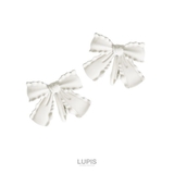 マットカラーリボンイヤリング【クリップ式】 | LUPIS | 詳細画像4 