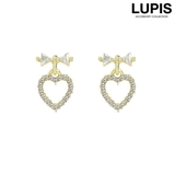 リボン×ハートキラキライヤリング | LUPIS | 詳細画像1 