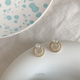 エレガントラウンドピアス【S925ポスト】 | LUPIS | 詳細画像6 