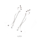 ウェーブ×チェーンイヤリング【ネジバネ式】 | LUPIS | 詳細画像6
