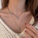 ハートチェーンネックレス | LUPIS | 詳細画像2 