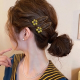 ≪1個入り≫レトロガーリーフラワーぱっちんヘアピン | LUPIS | 詳細画像3 