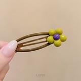 ≪1個入り≫レトロガーリーフラワーぱっちんヘアピン | LUPIS | 詳細画像5 