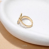 パールラインバタフライリング | LUPIS | 詳細画像4 