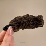 レオパード柄オーガンジーバナナクリップ | LUPIS | 詳細画像2