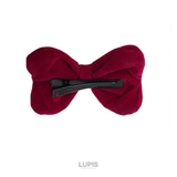 ベロア調ボリュームリボンヘアクリップ | LUPIS | 詳細画像4 
