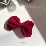 ベロア調ボリュームリボンヘアクリップ | LUPIS | 詳細画像5 