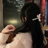 パール×ビジューリボンヘアクリップ | LUPIS | 詳細画像4 