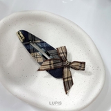 チェック柄リボンぱっちんヘアピン | LUPIS | 詳細画像2 