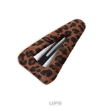 レオパード柄ベロア調ぱっちんヘアピン | LUPIS | 詳細画像3 