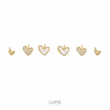 【3ペアセット】ニュアンスハートピアスセット | LUPIS | 詳細画像6 