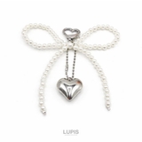 パールリボン×メタルハートチャーム | LUPIS | 詳細画像3 