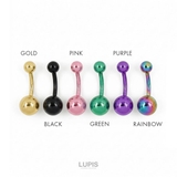 【14G】シンプルカラーバナナバーベルボディピアス・へそピアス | LUPIS | 詳細画像3