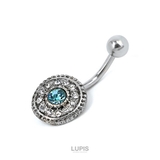 【14G】エスニックシルバーバナナバーベルボディピアス | LUPIS | 詳細画像2