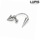 【18G】スパイクチャームサーキュラーバーベルボディピアス | LUPIS | 詳細画像1 