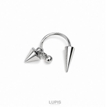 【18G】スパイクチャームサーキュラーバーベルボディピアス | LUPIS | 詳細画像2 