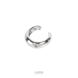 シルバー | シンプルプレーンメタルイヤーカフ | LUPIS