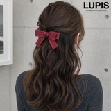 フリルリボンヘアクリップ | LUPIS | 詳細画像1 