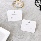クリアカラープチハートピアス【小さめ S925ポスト】 | LUPIS | 詳細画像5 