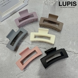 マットカラーレクタングルバンスクリップ【ヘアアクセサリー】 | LUPIS | 詳細画像1